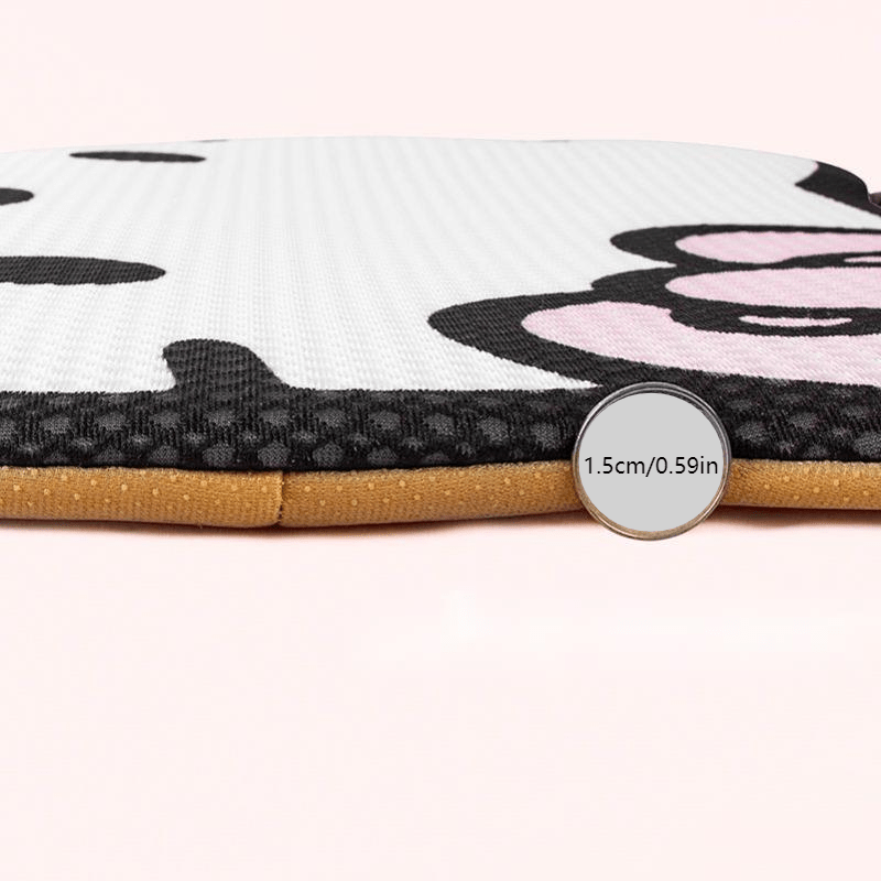 For Hello Kitty Car Cushion Set - Sanrio Authorized Polyester Fiber Seat Mat and Back Cushion, 2pcs Breathable Comfortable Chair Pads, Universal Fit Automotive Interior Decor for All Seasons