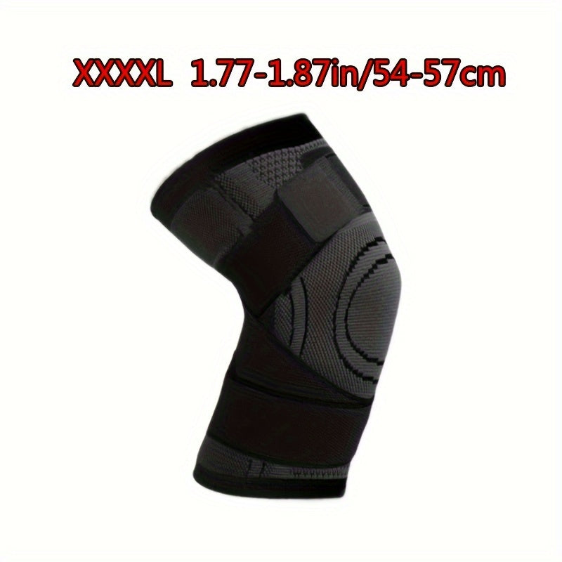 1pc Strap Knee Protector Sports Knee Support Adjustable Compression Breathable Joint Protection Sports Knee Protector Strap Compression Basketball Running