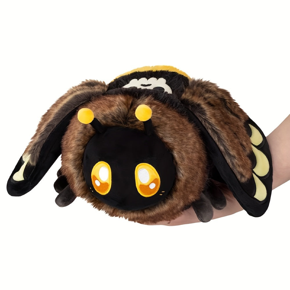 Deathhead Hawkmoth Plush, 9" Moth Head Plushies Stuff Animal Soft Stuffed Toys Doll for Kids and Friends