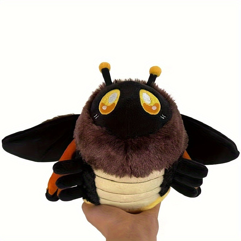 Deathhead Hawkmoth Plush, 9" Moth Head Plushies Stuff Animal Soft Stuffed Toys Doll for Kids and Friends