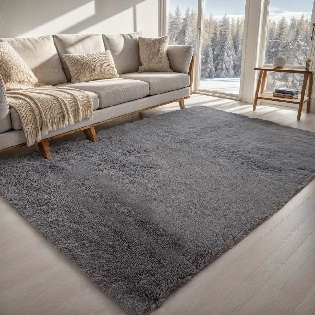 8x10 Feet (240*300cm) Fluffy Bedroom Rug Carpet, Shaggy Fuzzy Rugs for Bedroom, Area Rugs for Living Room, Room Decor