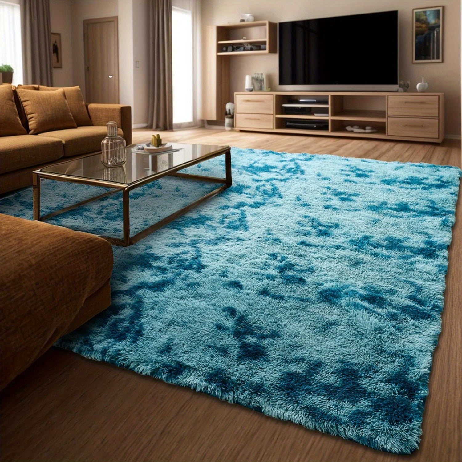 8x10 Feet (240*300cm) Fluffy Bedroom Rug Carpet, Shaggy Fuzzy Rugs for Bedroom, Area Rugs for Living Room, Room Decor