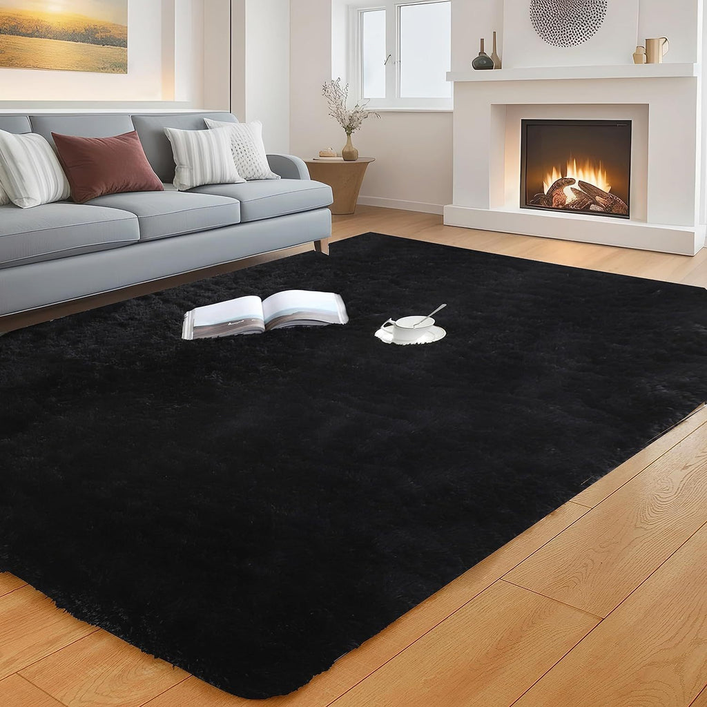 8x10 Feet (240*300cm) Fluffy Bedroom Rug Carpet, Shaggy Fuzzy Rugs for Bedroom, Area Rugs for Living Room, Room Decor