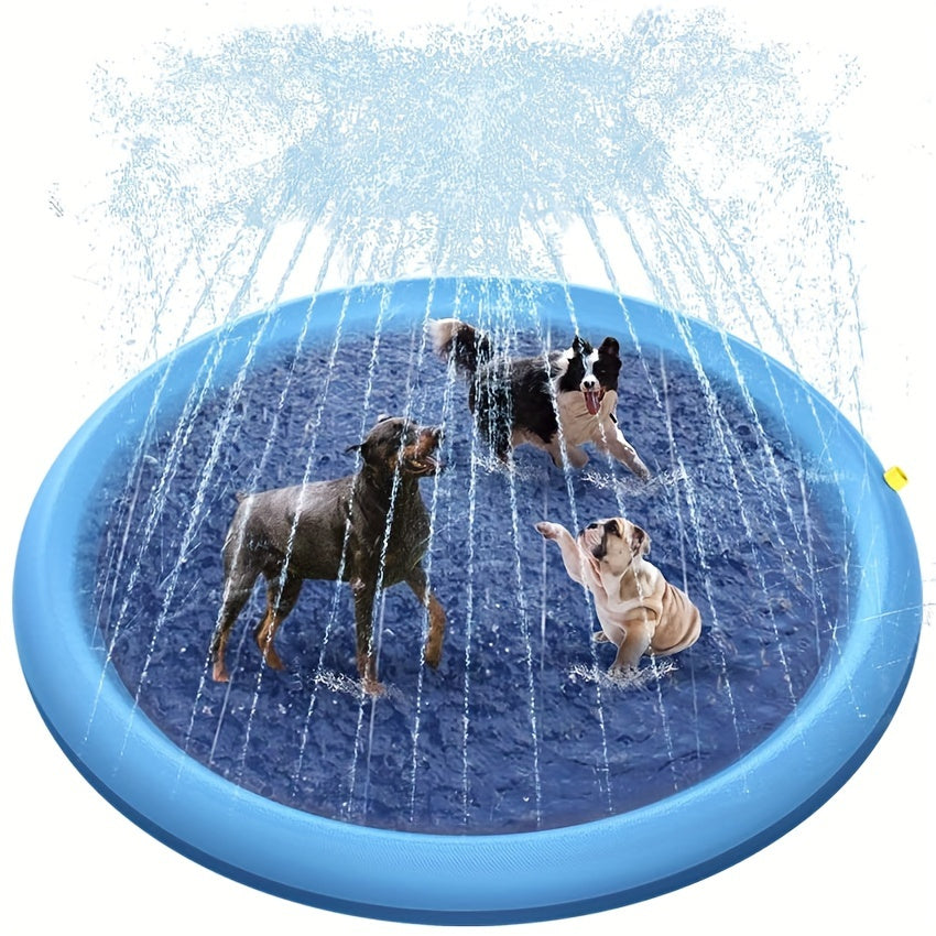 1PC Splash Pad For Dogs, Fun Outdoor Dog Water Pool, Summer Outdoor Paddling Toys For Outdoor Water Play