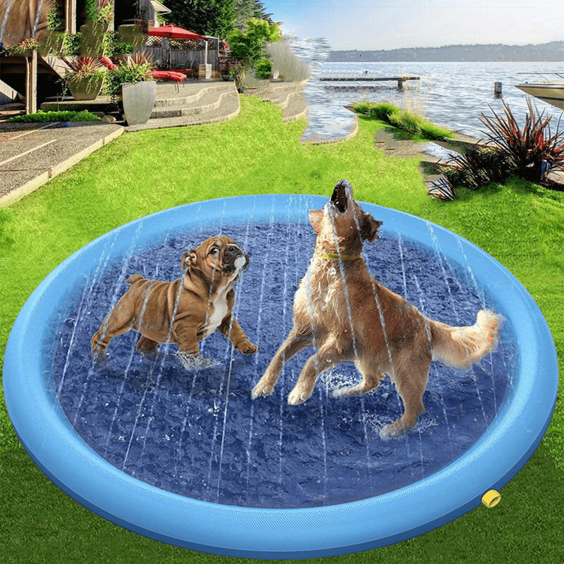 1PC Splash Pad For Dogs, Fun Outdoor Dog Water Pool, Summer Outdoor Paddling Toys For Outdoor Water Play