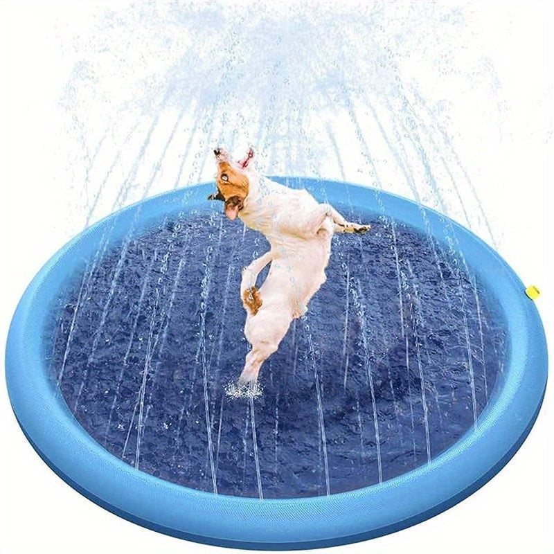 1PC Splash Pad For Dogs, Fun Outdoor Dog Water Pool, Summer Outdoor Paddling Toys For Outdoor Water Play