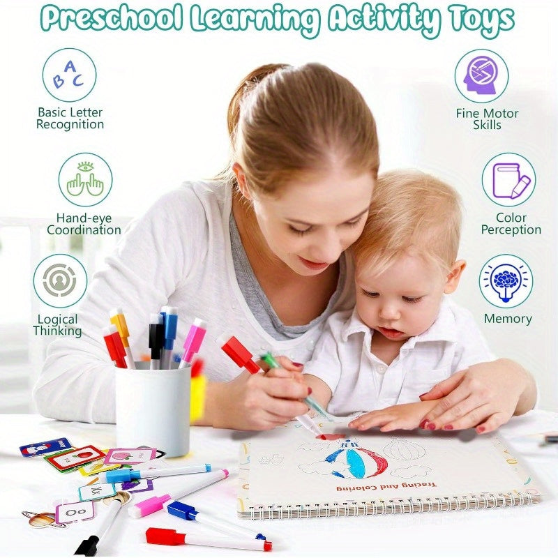Shining Energy Busy Book: Preschool Learning Activities Kids Age 3 4 5 Toys Newest 32 Themes Educational Autism Learning Material Gifts Boys Girls Halloween Christmas Gift