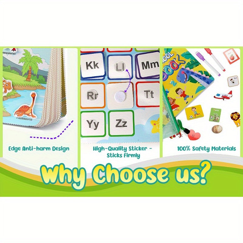 Shining Energy Busy Book: Preschool Learning Activities Kids Age 3 4 5 Toys Newest 32 Themes Educational Autism Learning Material Gifts Boys Girls Halloween Christmas Gift