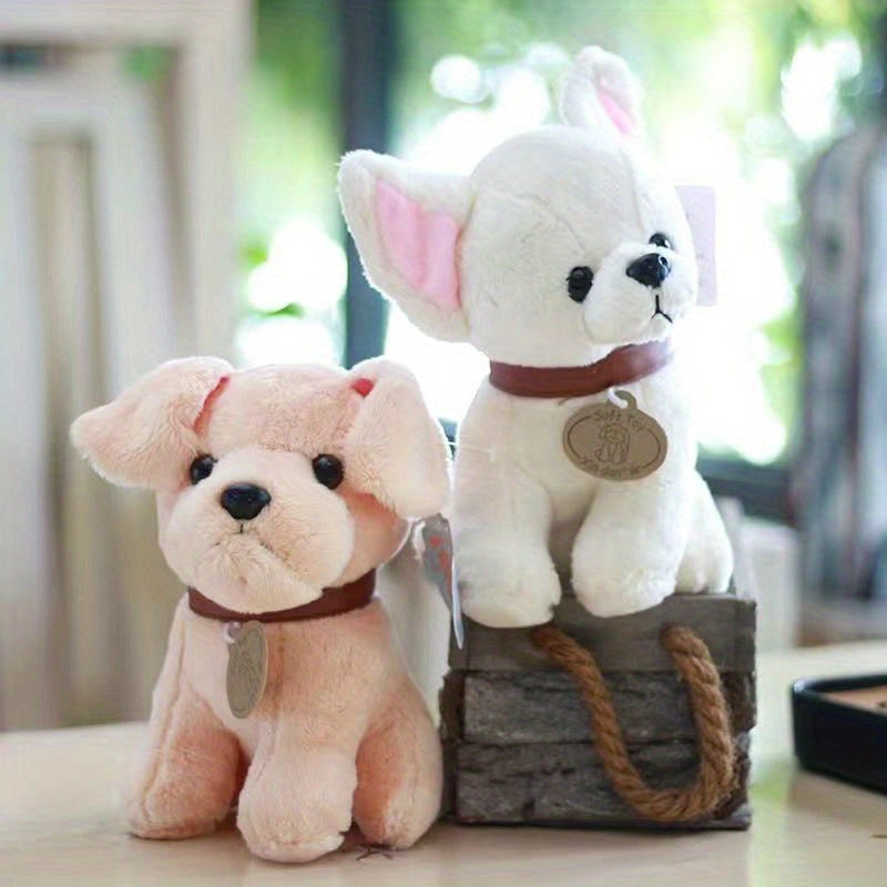 Plush Puppy Dog Toy Set for Toddlers 0-3 Years – Realistic Stuffed Animal Dogs Collection with Golden Retriever, Husky, Schnauzer – Soft Cuddle Play Toys for Winter