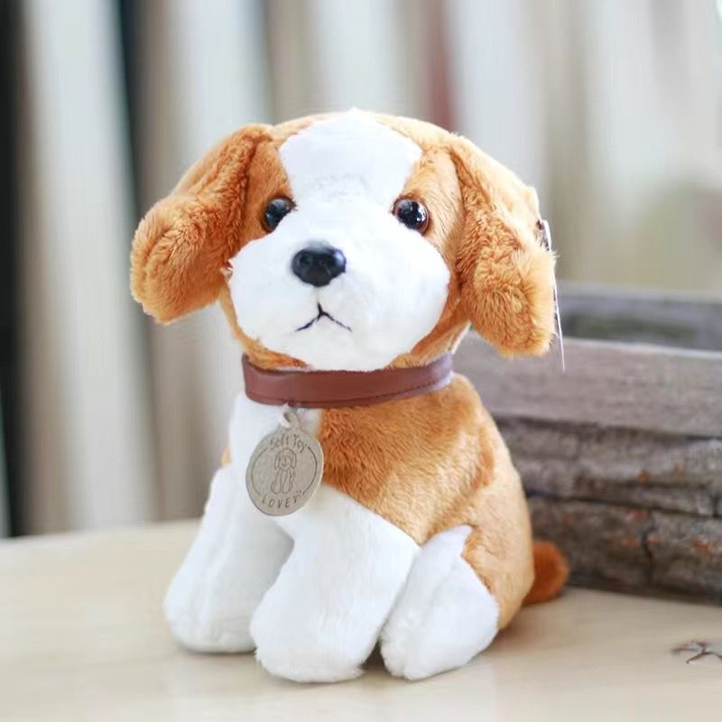 Plush Puppy Dog Toy Set for Toddlers 0-3 Years – Realistic Stuffed Animal Dogs Collection with Golden Retriever, Husky, Schnauzer – Soft Cuddle Play Toys for Winter