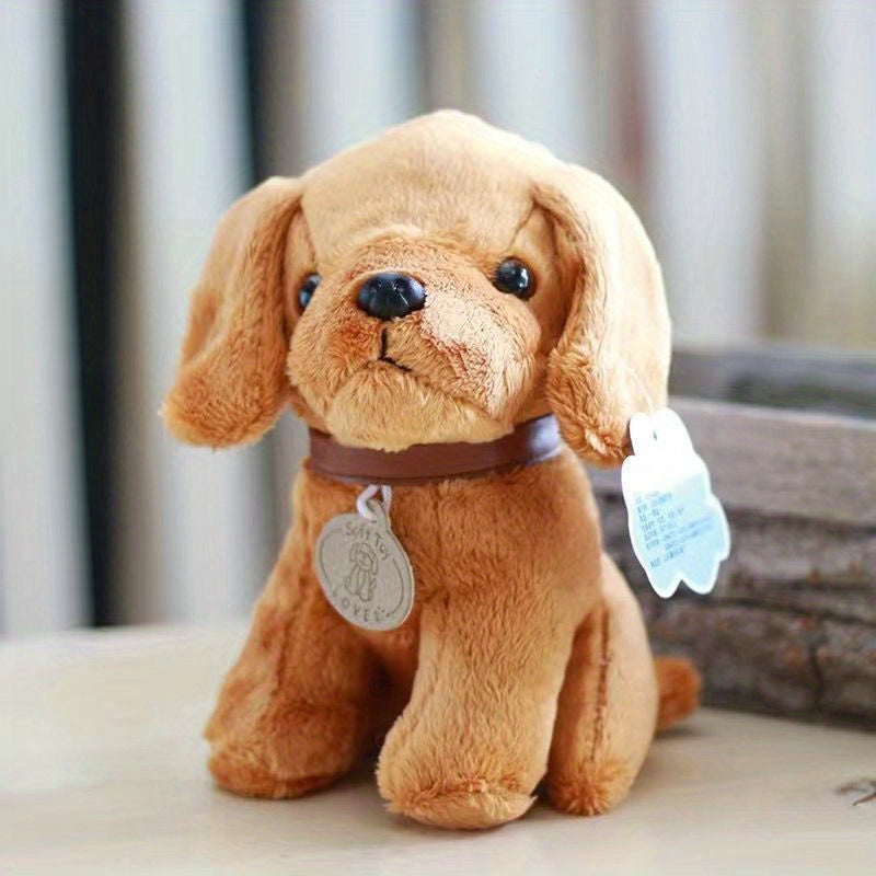 Plush Puppy Dog Toy Set for Toddlers 0-3 Years – Realistic Stuffed Animal Dogs Collection with Golden Retriever, Husky, Schnauzer – Soft Cuddle Play Toys for Winter