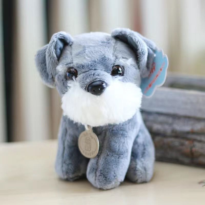 Plush Puppy Dog Toy Set for Toddlers 0-3 Years – Realistic Stuffed Animal Dogs Collection with Golden Retriever, Husky, Schnauzer – Soft Cuddle Play Toys for Winter