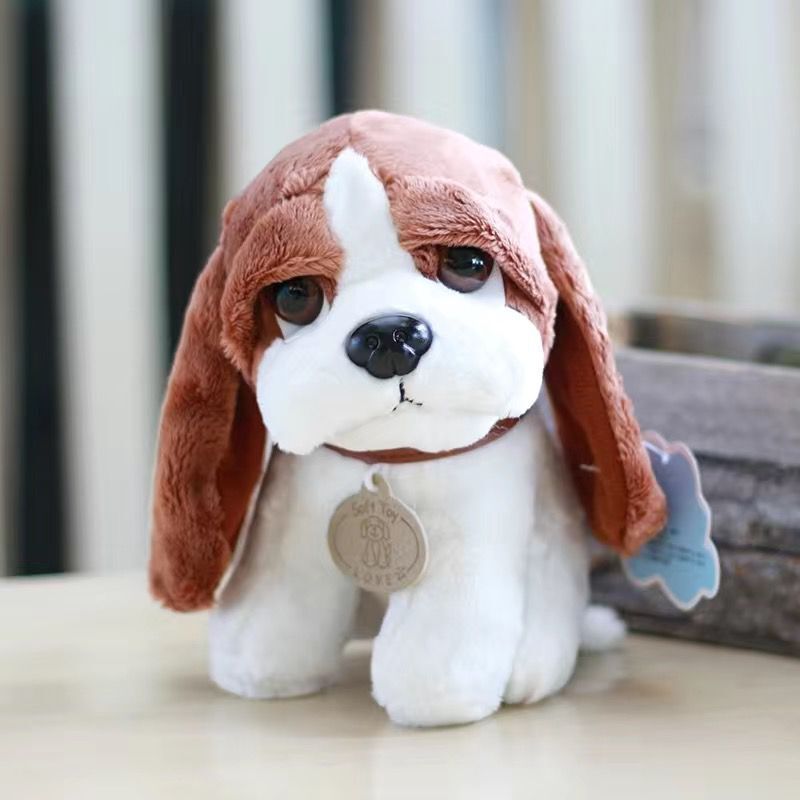 Plush Puppy Dog Toy Set for Toddlers 0-3 Years – Realistic Stuffed Animal Dogs Collection with Golden Retriever, Husky, Schnauzer – Soft Cuddle Play Toys for Winter