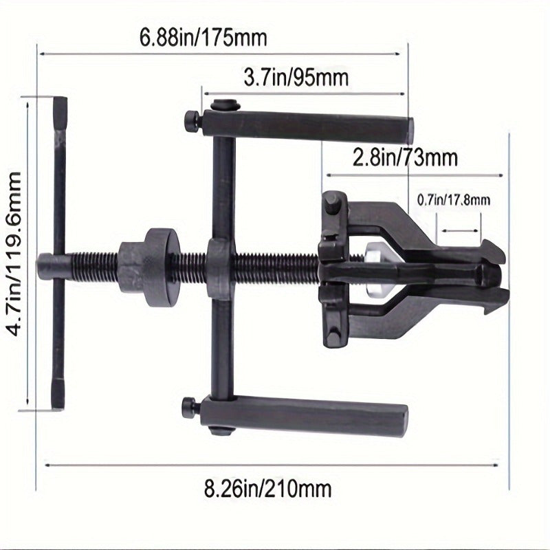Claw gear puller, three-claw pilot bearing puller, automotive machine tool kit, inner bearing puller, wheel bearing remover