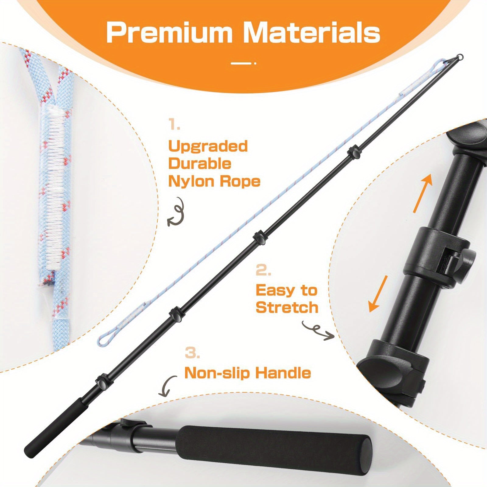 Extendable Flirt Pole for Large Dogs - Dog Flirt Stick with Detachable Interactive Toys - Flirt Stick for Small Medium Large Dogs Training Playing Exercise - Enhances Agility & Cleans Teeth, Dog Toys