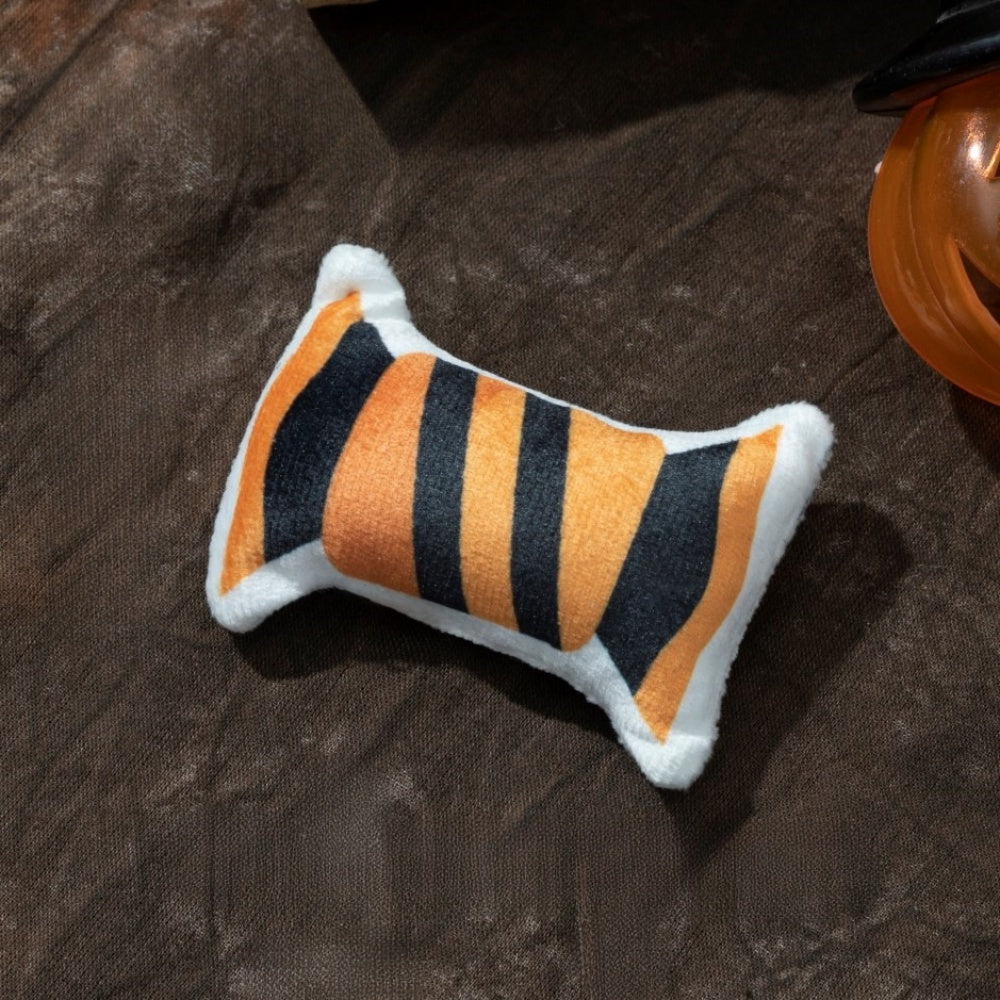 Halloween Cat Toy Set, 2PCS, Plush Bat & Pumpkin Design with Interactive BB Sound, Pet Play Self-Amusement No Battery Needed - Seasonal Festive Catnip-Like Toys for Kittens and Cats