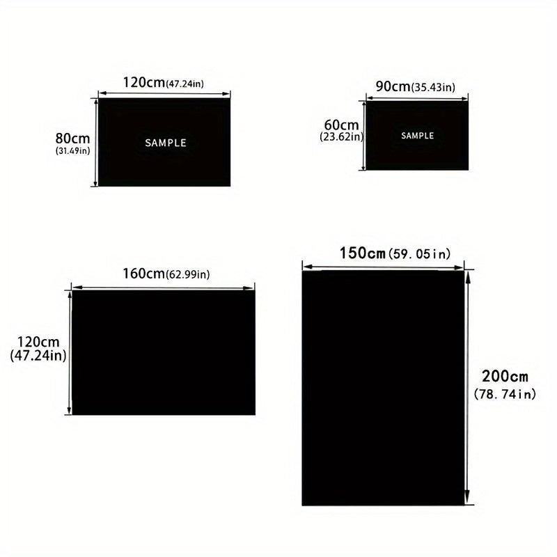 Elegant African Lady Patterned Rugs - Suitable for Home Decorations and Office Areas