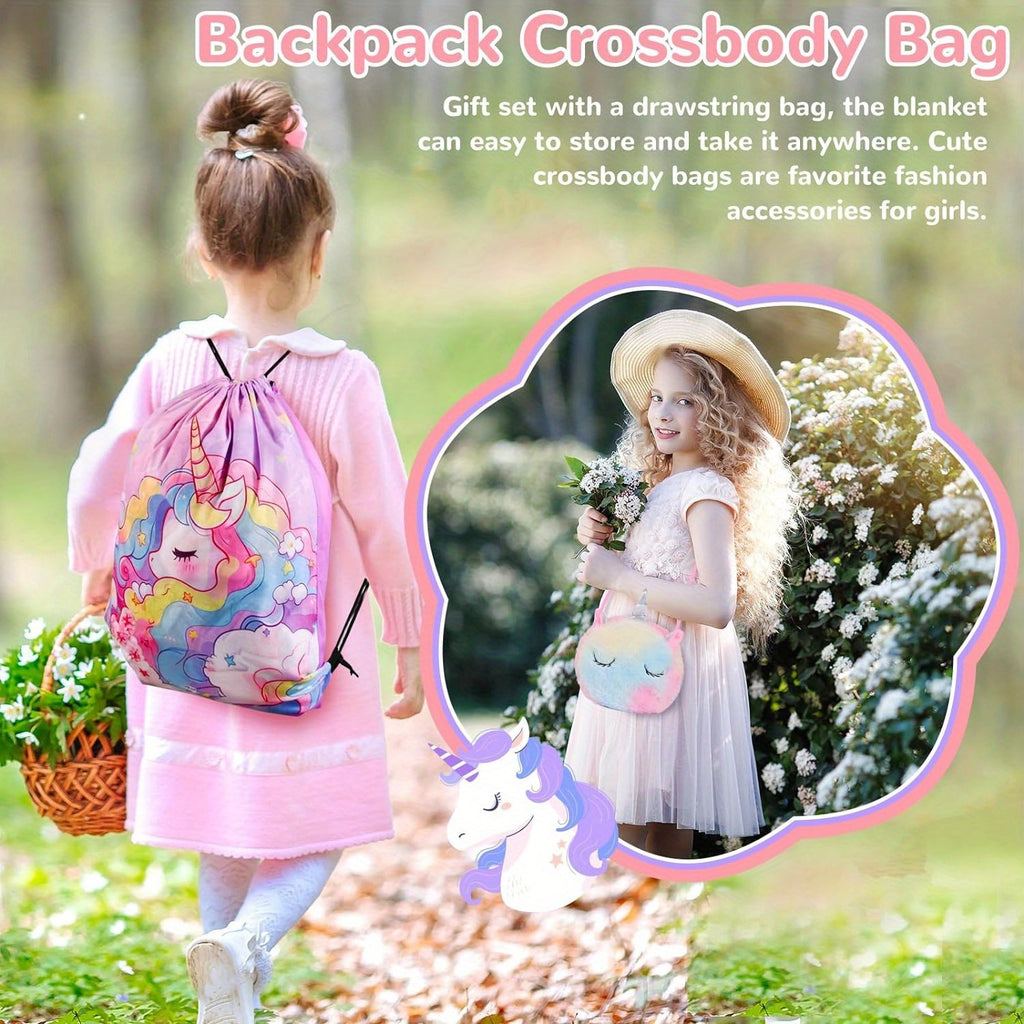 Gifts Toys for Girls Age 4 5 6 7 8 9 10 Years Old Birthday Gift Ideas Blanket Gifts Baskets for Daughter, Kids, Teen, Gifts Boxes As Christmas Thanksgiving Day Gift