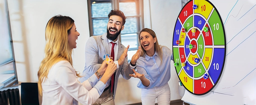 29" Large Dart Board With Sticky Balls, Indoor&Outdoor Fun Party Play Game Toys, Birthday Gifts For Boys&Girls