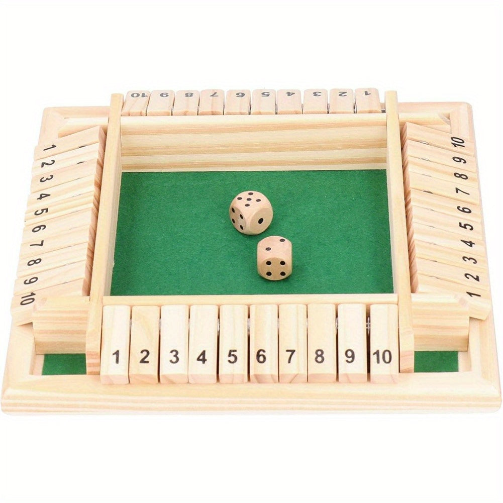 Board Game Bonanza Dices Toys Ktv Party Supplies Thrilling Gambling Flop Games Unleash Multi Item Pack Perfect Party Favor Treats (Numbers on green background)