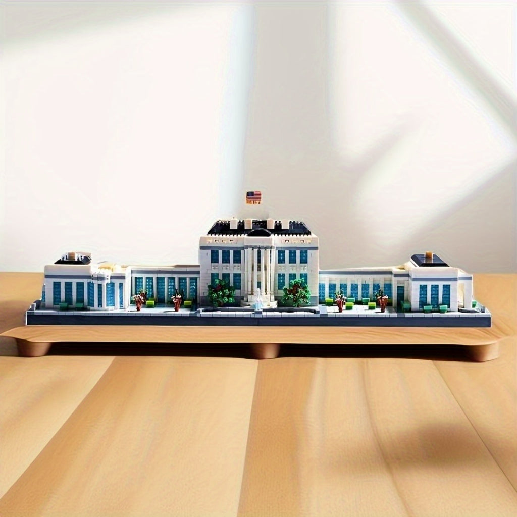 White House Model Building Set - Engaging Micro Block Kit with 3520pcs - Famous Landmark Building and Architecture Toys Gifts