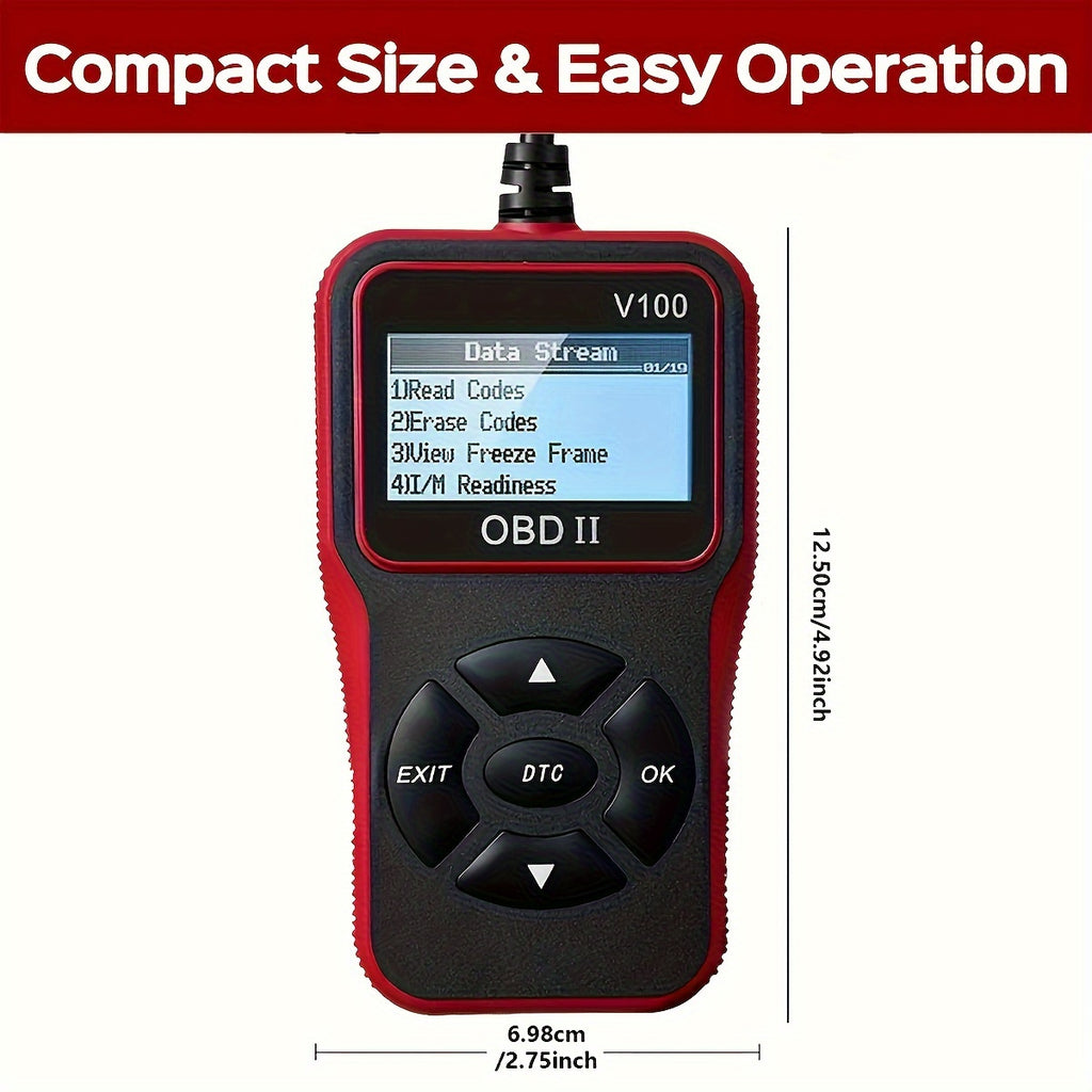 Automotive OBD2 Diagnose Scanner Code Reader Engine Fault Code Reader Scanner Can Diagnose Scan Tool For All OBD II Protocol Cars Since 1996