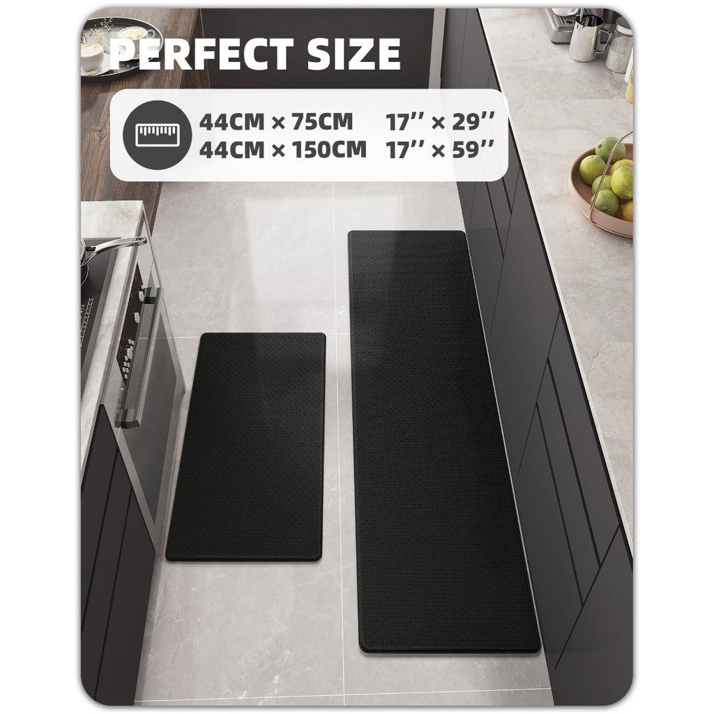 [Non-Slip Kitchen Mat] 2pcs Non-Slip Kitchen Floor Mat | High Quality Standing Mat for Kitchen, Sink, Office, Christmas Decorations for Home, Mom Christmas Gifts, Kitchen Rugs Sets And Runners