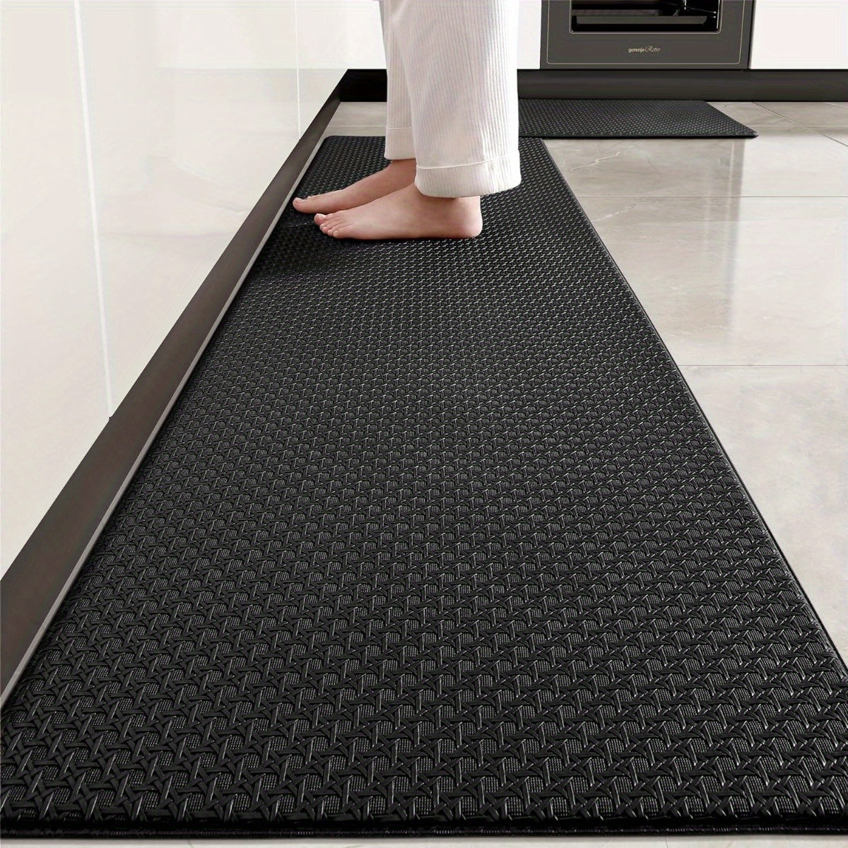 [Non-Slip Kitchen Mat] 2pcs Non-Slip Kitchen Floor Mat | High Quality Standing Mat for Kitchen, Sink, Office, Christmas Decorations for Home, Mom Christmas Gifts, Kitchen Rugs Sets And Runners