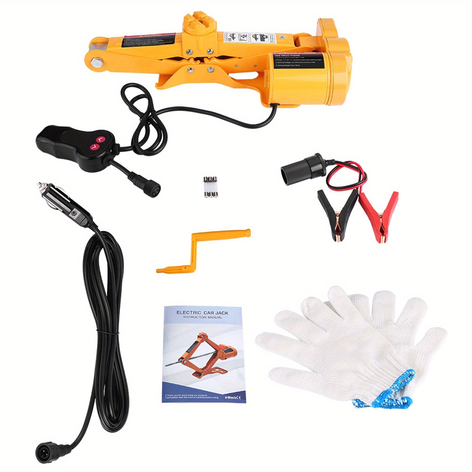 Upgraded Electric Car Jack, Electric Car Floor Jack Auto Jack For Tire Inflator Pump Auto Electric Jack 2Ton 12V DC Automotive Car Electric Jack Lifting SUV Van Garage And Emergency Equipment