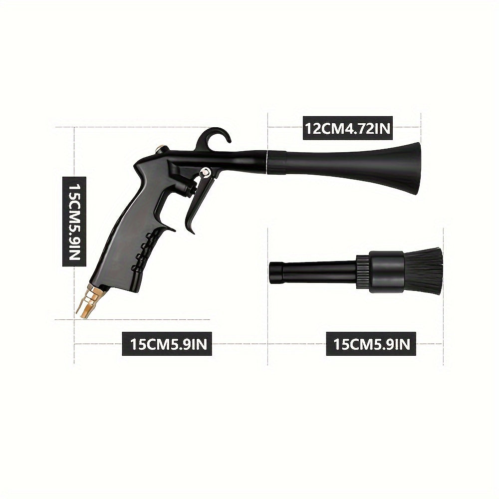 MARFLO Tornado Car Cleaning Gun with 3 Nozzle Attachments,