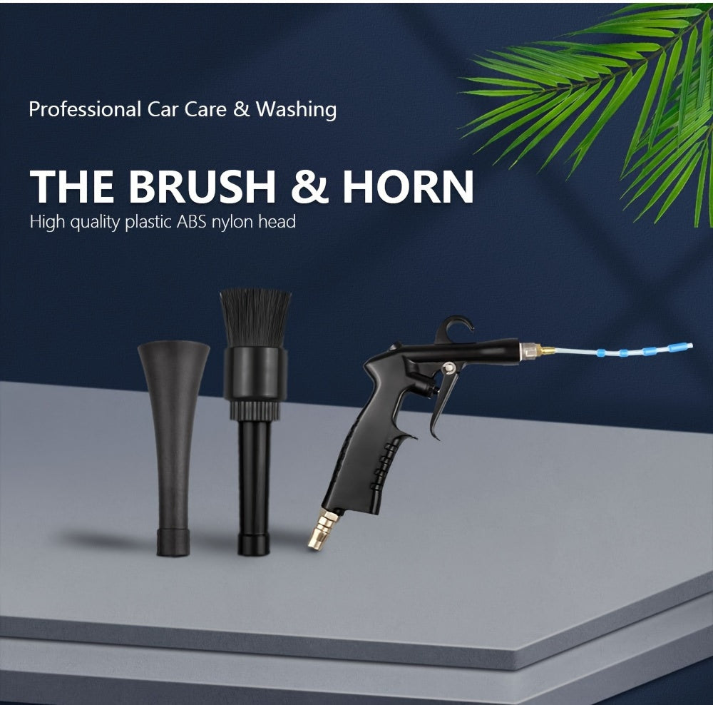 MARFLO Tornado Car Cleaning Gun with 3 Nozzle Attachments,