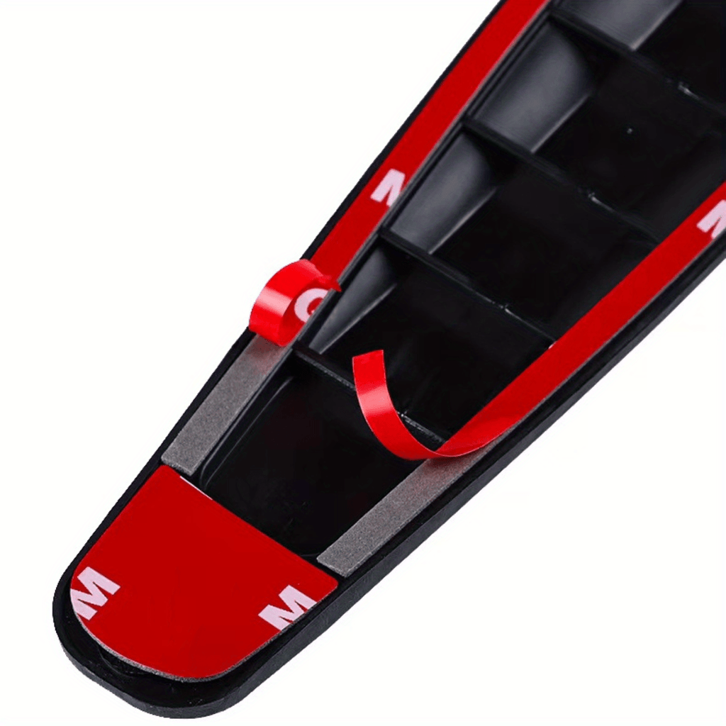 4pcs Universal Car Carbon Fiber Anti-Collision Protector - Protects Front and Rear Corner Bumpers, Anti-Scratch Strip Gadget, Rubber Protection for Automotive Accessories