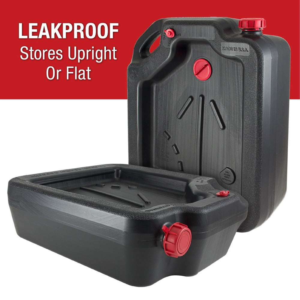 16 Quart Automotive Drain Pan Container, 420032HTMI, Black