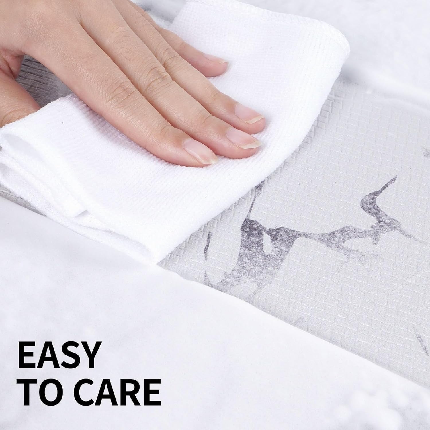 3pcs Kitchen Mat Set with Runner, Marble Kitchen Rugs And Mats Non Skid Washable, Kitchen Runner Mat Floor Mats, ASPMIZ