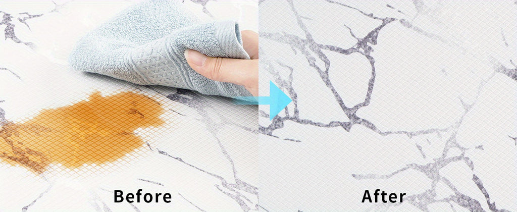 3pcs Kitchen Mat Set with Runner, Marble Kitchen Rugs And Mats Non Skid Washable, Kitchen Runner Mat Floor Mats, ASPMIZ