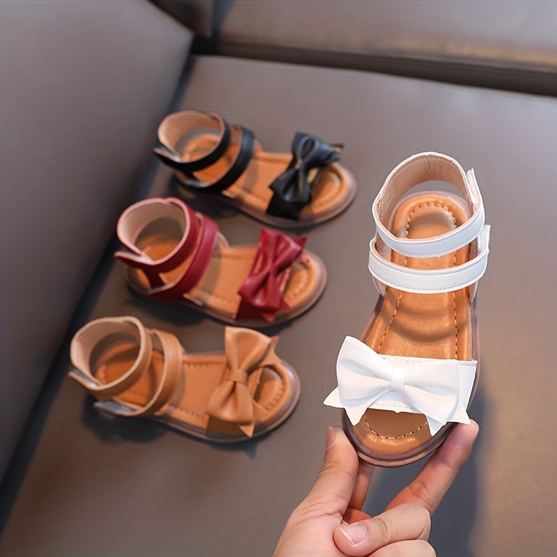 Girls' First Walkers Baby Sandals with Closure Non-Slip Beach Shoe Open-Toe Summer Girl