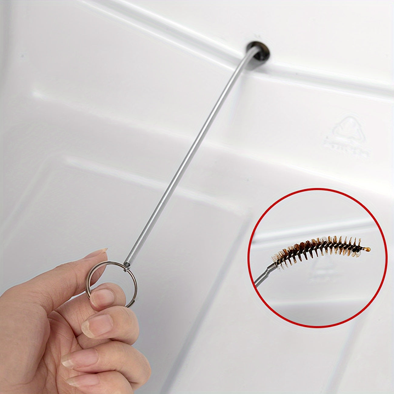 1pc Car Sunroof Drain Hole Dredge Stainless Steel Drain Pipe Clearing And Cleaning Tool Skylight Artifact Air Conditioner Cleaning Tool