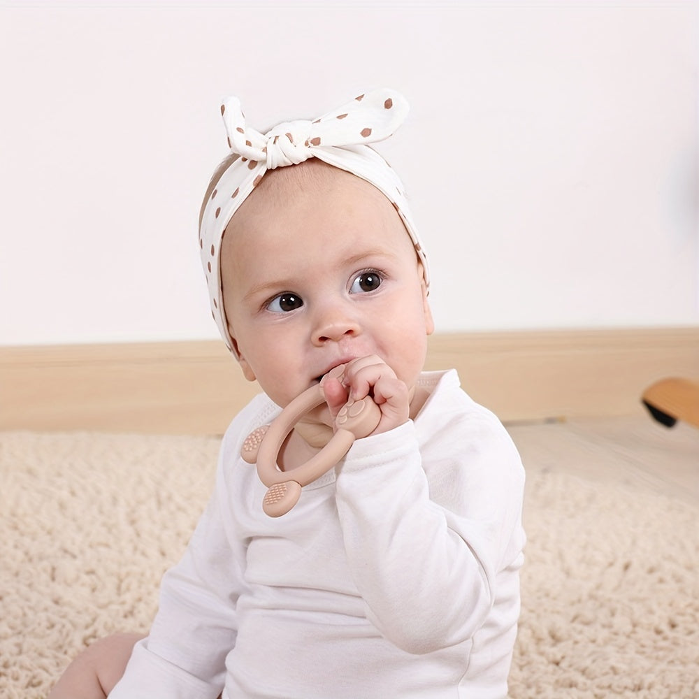 Silicone Baby Teethers for 0-3 Years - Food Grade, Boilable, Bite-Resistant Teething Toys - Machine Wash Safe Set for Infants