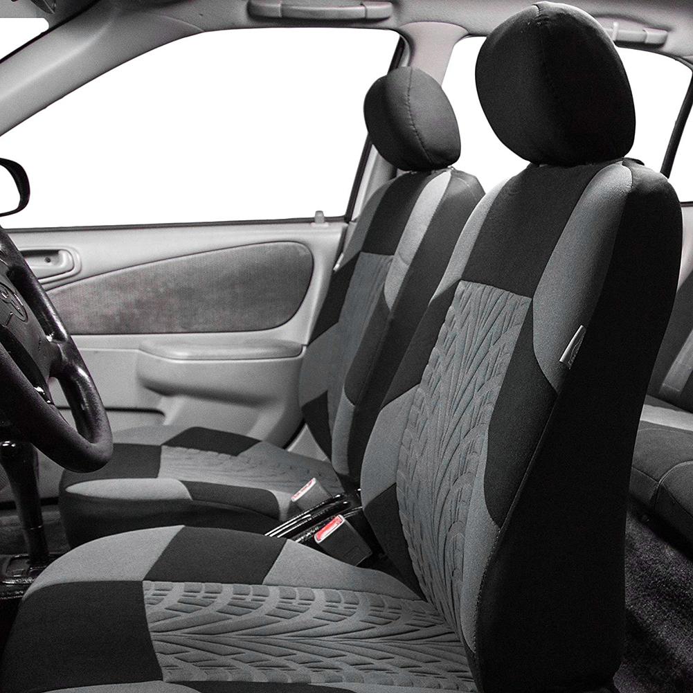 Front Pair Car Seat Covers, Breathable Polyester Split Automotive Front Seat Cushion Covers, Vehicle Seat Protectors Universal For Cars, Trucks Christmas Gift