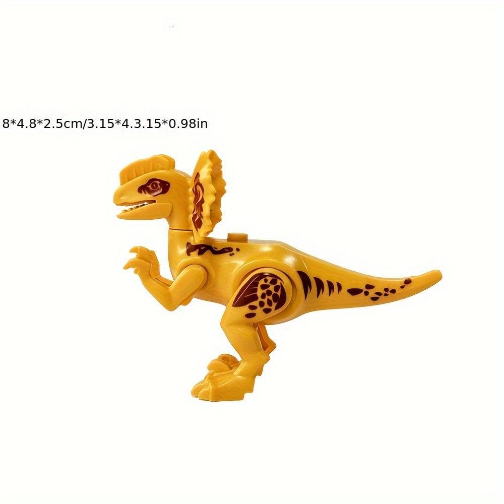Prehistoric Creatures: Dino Building Blocks - Raptor & Pterosaur Sets - ABS Material - Animal Themed Toys - Great for Kids - Perfect for Playtime