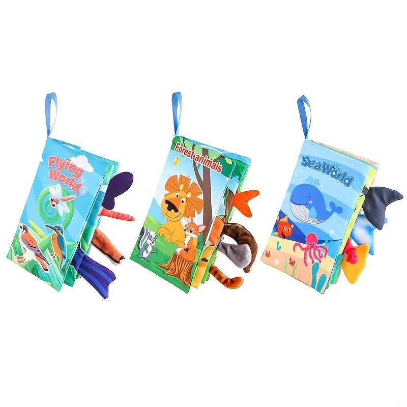 Books - Toys Gifts Touch Feel First Cloth Crinkle Soft Books Tummy Time Toyslearning Sensory Toys Stroller Toys Christmas Halloween Thanksgiving Giftschristmas Stocking Stuffers, Christmas Stocking Stuffers