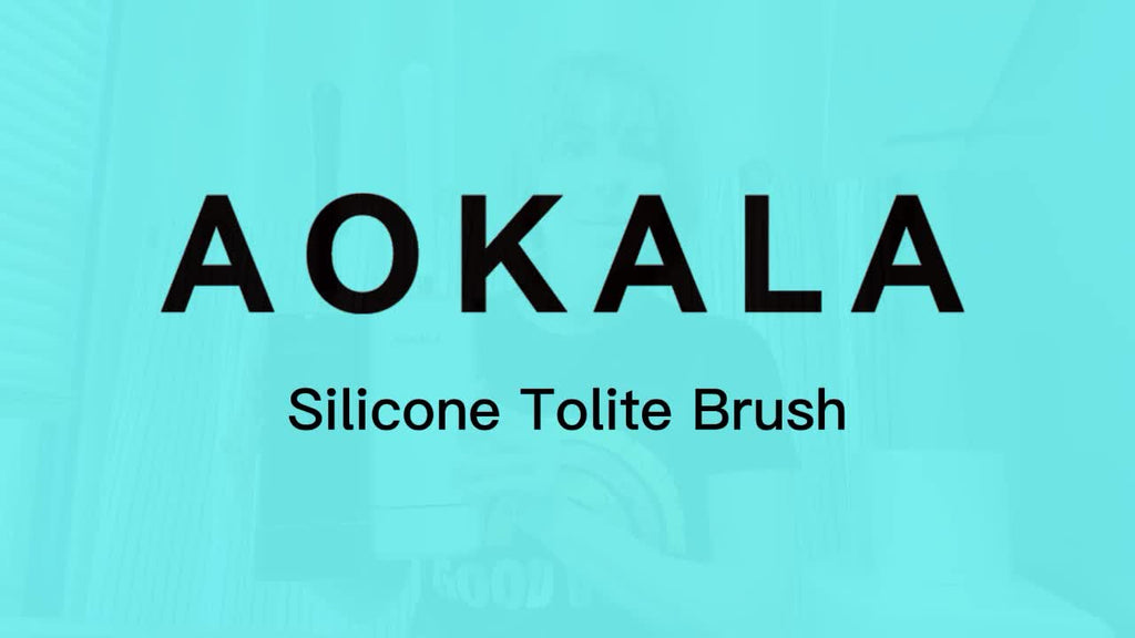 Aokala Toilet Brush And Holder, Elegant Toilet Bowl Brush Set