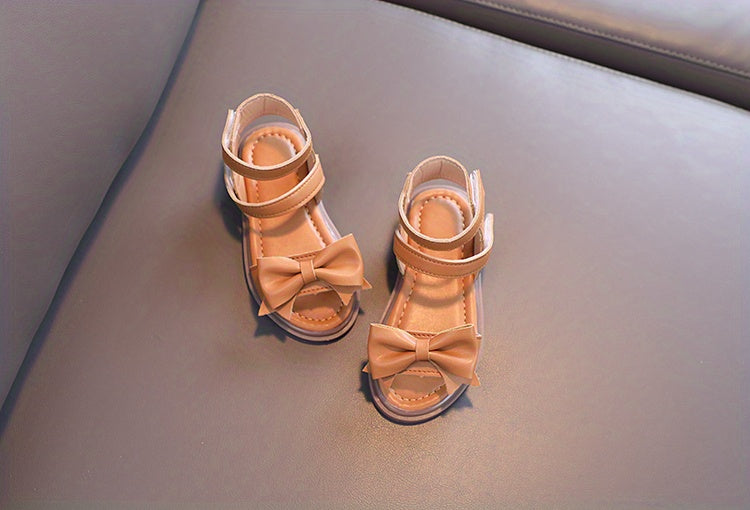 Girls' First Walkers Baby Sandals with Closure Non-Slip Beach Shoe Open-Toe Summer Girl