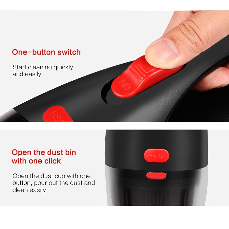 7-piece High-power Wireless Vacuum Cleaner, High-power Household And Car Dual-use Vacuum Cleaner, Dust Removal And Cleaning Interior, Strong Suction