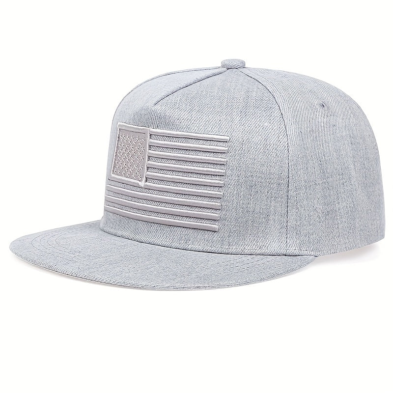 1pc Men's American Flag Baseball Cap, Hats For Outdoor Sports, Men's Hats