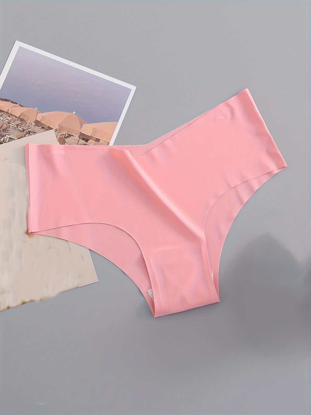 Set of Four Seamless Women'S Triangle Panties for Comfortable Sports Wear.