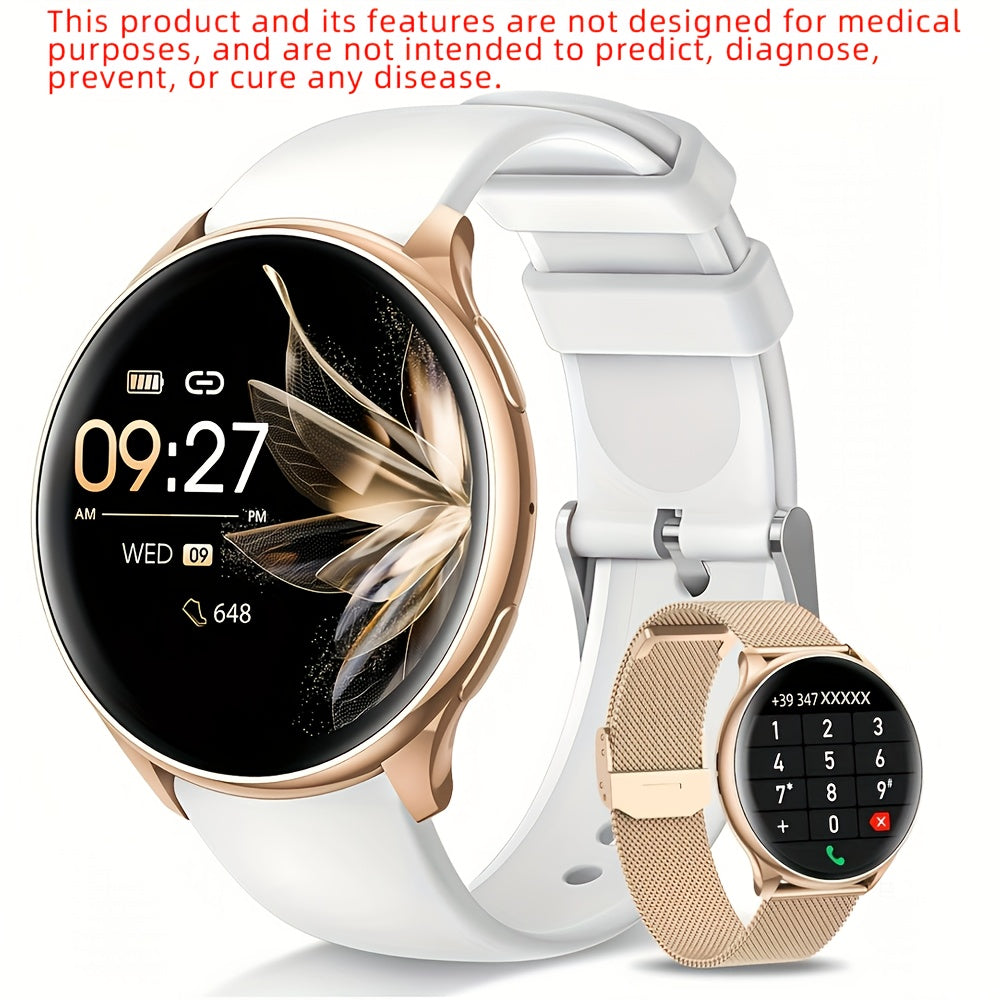 Smartwatch with Wireless Call/Dial, Female Functions, Sleep, 19 Sports Modes, Music Player, Pedometer - Perfect Birthday Gift for Men & Women, Christmas, Halloween, Smartwatches For Android & Ios