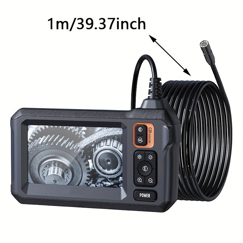 1pc Pro Industrial Borescope Inspection Camera - 8mm High-Definition Camera,