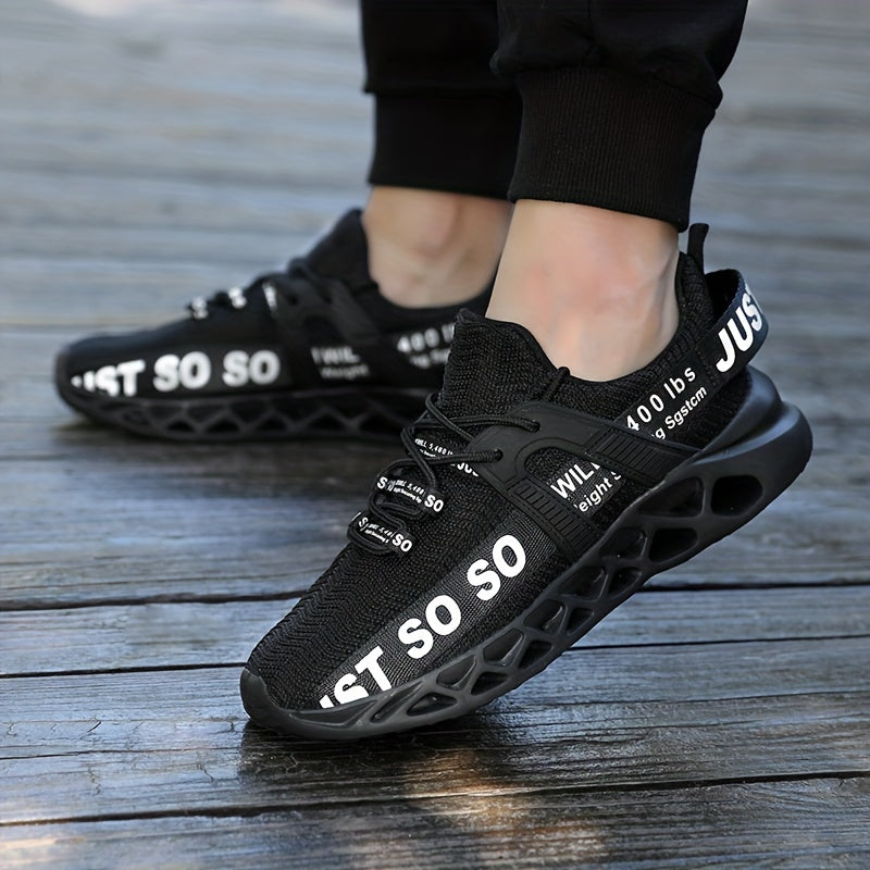 Men's Lightweight Basketball Shoes - Breathable Running Gym Sneakers with Stability Cushioning,
