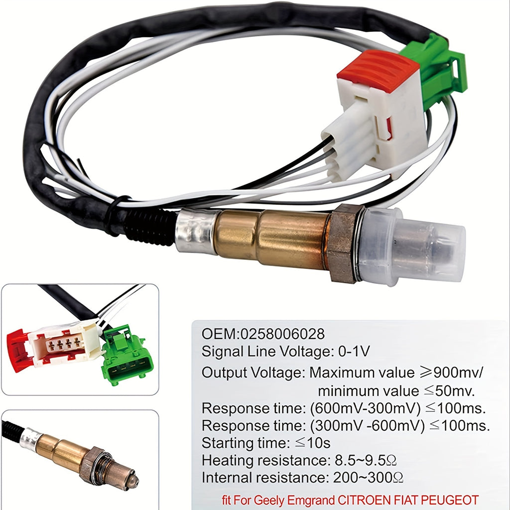 52mm Air/Fuel Ratio Meter with LED Display & O2 Oxygen Sensor -